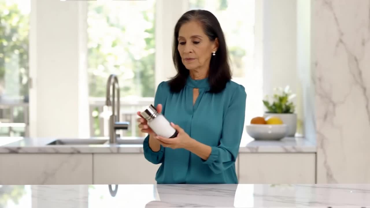 Sofia, AI-generated fictional teaching case in a modern kitchen